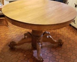 Solid Oak w/Claw Feet