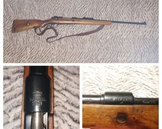 DANZIG 8MM MAUSER EARLY 1900'S RIFLE
