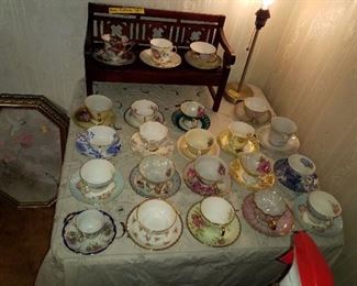 Tea cup collection 