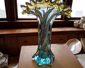 Antique art glass