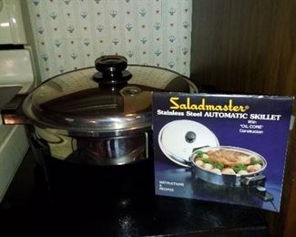 Salad master automatic electric skillet 
