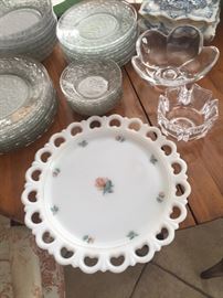 Close up of Princess House dishes 