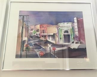 Louise Garrett - Watercolor Street Scene