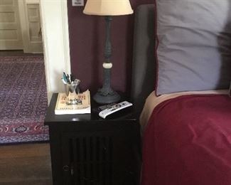 Pair of modern Pier 1 style night cabinets