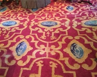 Irish rug 25' x 15' purchased at John Gulls rugs in Mobile AL