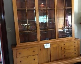 Pine Shaker style antique cabinet