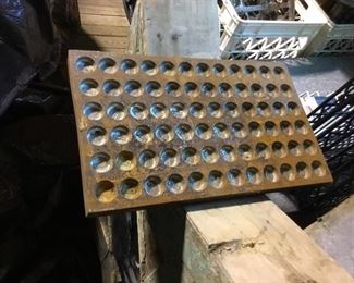 Collection of vintage chocolate molds