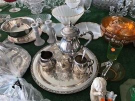 Silver Plate Tea Service