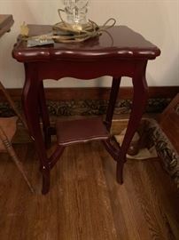 #12 As Is Cherry End Table  19x14x29   $ 65.00