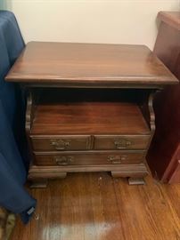 #45 Bedside Table w/ 2 drawers  24x14.5x24  $ 40.00