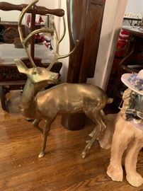#51 35" Tall Brass Reindeer  $ 100.00