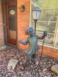 #159 Statues Girl w/Jump Rope - Heavy Resin 64" Tall  (2)   $150 each  $300.00