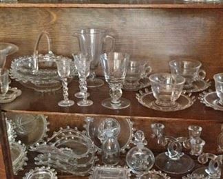 Heisey  glass collection 