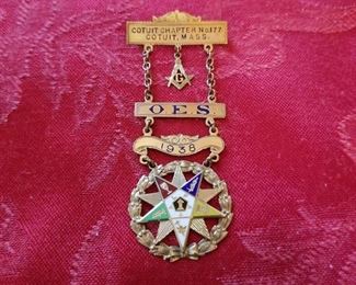 Masonic Lodge badge in 10k...1938