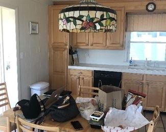 MAPLE KITCHEN LIKE NEW AND DINING SET