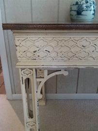 Chinese Chippendale Console Table