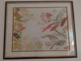 1950's Daga Ramsay Original Woodblock Print