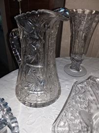 Cut Glass Pitcher