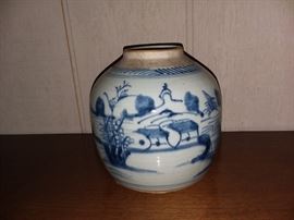 19th Century Oriental (Canton) ginger Jar ( pair) 