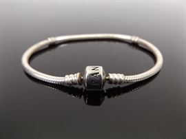 .925 Sterling Silver PANDORA 7.5" Bracelet