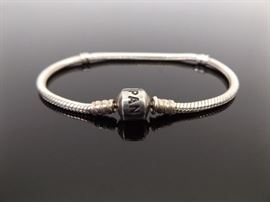 .925 Sterling Silver PANDORA 7.125" Bracelet