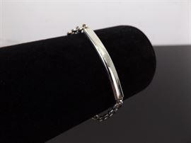.925 Sterling Silver Mariner Link ID Bracelet