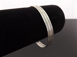 .925 Sterling Silver DANECRAFT Bangle Bracelet
