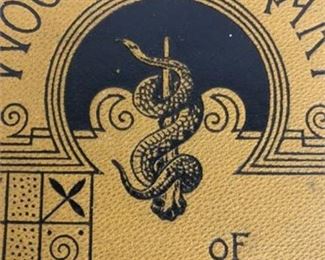 Lot 015 
Lot of 1884 First Edition Woods Library Medical Books