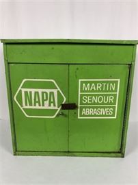 Lot 093 
Green Napa Mechanics Advertising Storage Cabinet