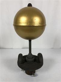 Lot 094 
Old Cast Iron Flag Pole Topper With Built In Pulleys For Rope