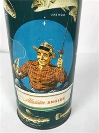 Lot 113 
1952 Aladdin Angler Thermos Has All Type Of Fish On It