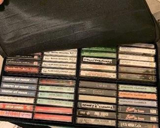 Large collection of cassette tapes available 