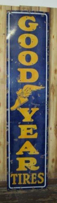 94" Porcelain Good Year Tires Sign