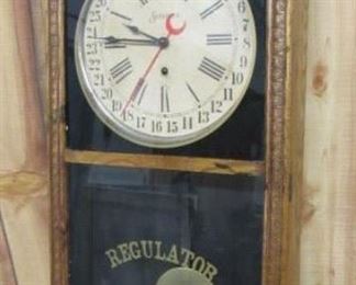 Oak Sessions Regulator Wall Clock