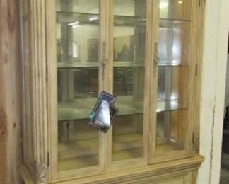 Modern Ashley Furniture Lighted Display Cabinet