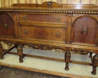 1930's Walnut Buffet