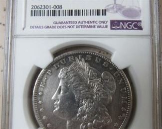 NGC 1890-S Morgan Silver Dollar