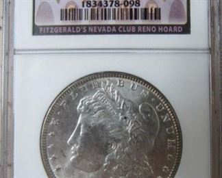 1886 Morgan Silver Dollar - Fitzgerald's Hoard Collection