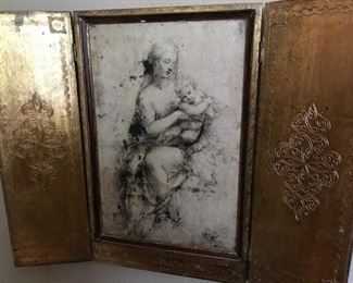 Decorative religious reproduction art.