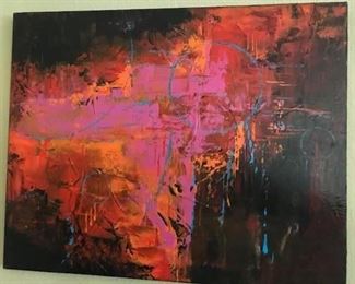 " Red Planet " signed Stein in lower right corner