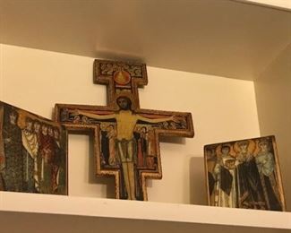 Decorative religious reproduction art.