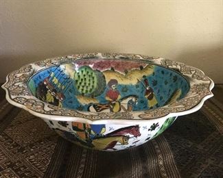 Large Turkish serving bowl