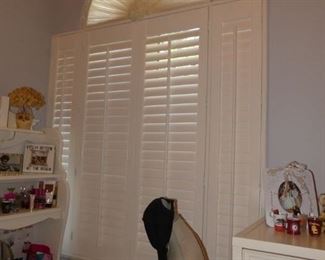 White Plantation Shutters 