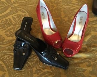 Anne Klein in black and Kenneth Cole in red 