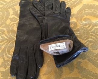 Saks Fifth Avenue leather gloves
