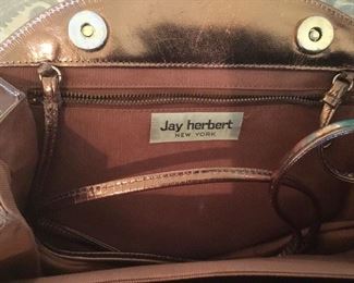 Inside of Jay Hebert handbag