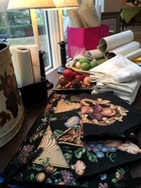 Place Mats, Lamps, On and On!...