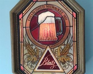 Vintage Blatz Beer Sign