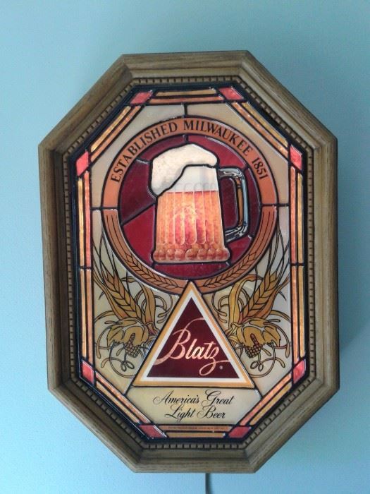 Vintage Blatz Beer Sign