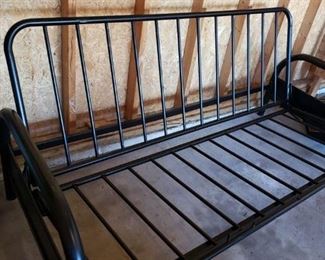 Black Metal Futon Frame